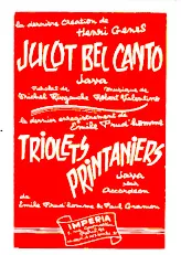scarica la spartito per fisarmonica Julot Bel Canto (Orchestration Complète) (Java) in formato PDF