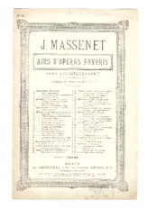 télécharger la partition d'accordéon Manon Acte II : Le rêve de Des Grieux (Chant : Jean-Alexandre Talazac) (Opéra) au format PDF