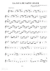 descargar la partitura para acordeón Java de Saint Léger en formato PDF