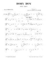 descargar la partitura para acordeón Boby Boy (Fox Trot) en formato PDF