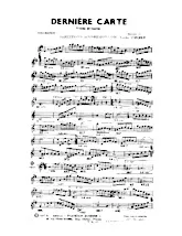 descargar la partitura para acordeón Dernière carte (Valse Musette) en formato PDF