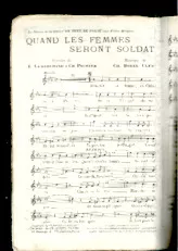 download the accordion score Quand les femmes seront soldat (Revue : Un vent de folie) (Marche)  in PDF format
