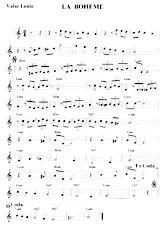 download the accordion score La bohème (Valse Lente) (Relevé) in PDF format