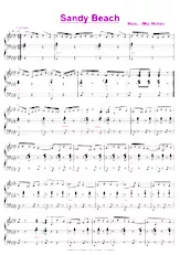 télécharger la partition d'accordéon Sandy Beach (Paso Doble) au format PDF