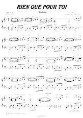 descargar la partitura para acordeón Rien que pour toi (Boléro) en formato PDF