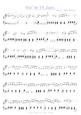 scarica la spartito per fisarmonica Viv' le 15 juin (Tango) in formato PDF