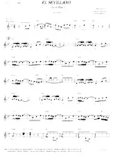 télécharger la partition d'accordéon El sevillano (Le sévillan) (Paso Doble) au format PDF