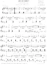 télécharger la partition d'accordéon Oui ou Non (Tarentelle du Folklore Italien) au format PDF