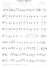 download the accordion score Quant'é bbelle (Que c'est beau) (Tarentelle) in PDF format