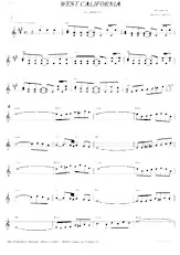 descargar la partitura para acordeón West California (Boléro Béguine) en formato PDF