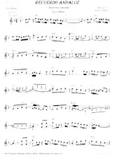 télécharger la partition d'accordéon Recuerdo Andaluz (Souvenir Andalou) (Paso Doble) au format PDF