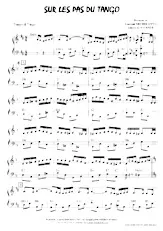 descargar la partitura para acordeón Sur les pas du tango en formato PDF