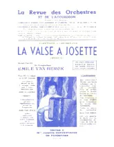 télécharger la partition d'accordéon La valse à Josette (Orchestration Complète) au format PDF