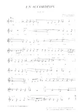 scarica la spartito per fisarmonica Un accordéon (Marche 6/8) in formato PDF