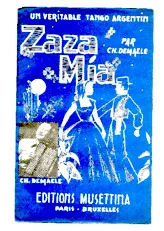 télécharger la partition d'accordéon Zaza Mia (Orchestration) (Tango Argentin) au format PDF