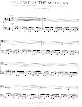 descargar la partitura para acordeón The last of the mohicans (Trevor Jones) en formato PDF