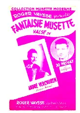 télécharger la partition d'accordéon Fantaisie Musette (Sur les motifs de la chanson de : Roger Vaysse) (Valse Brillante) au format PDF