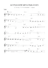 télécharger la partition d'accordéon Guinguette des Chavannes (Valse) au format PDF