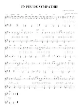 télécharger la partition d'accordéon Un peu de sympathie (Chant : Christian Vidal) (Relevé) au format PDF