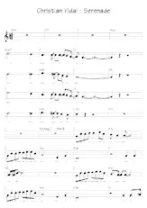 download the accordion score Sérénade (Chant : Christian Vidal) (Relevé) in PDF format