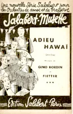 download the accordion score Adieu Hawaï (One Step) in PDF format