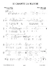 download the accordion score Je chante la blouse in PDF format