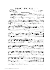 télécharger la partition d'accordéon Ping Pong Li (Arrangement : Luis Machaco) (Orchestration Complète) (Tango Asiatique) au format PDF