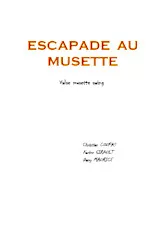 télécharger la partition d'accordéon Escapade au musette (Valse Musette Swing) au format PDF