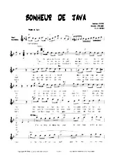 download the accordion score Bonheur de java in PDF format