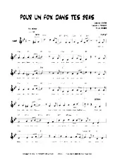 download the accordion score Pour un fox dans tes bras in PDF format