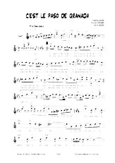 download the accordion score C'est le paso de Granada in PDF format