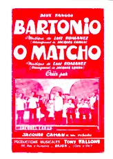 télécharger la partition d'accordéon O Matcho (Arrangement : Jacques Cahan) (Bandonéon A + B) (Tango) au format PDF