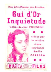 descargar la partitura para acordeón Inquiétude (Créée par : Emile Carrara) (Valse) en formato PDF