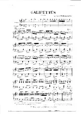 descargar la partitura para acordeón Galipettes (Polka) en formato PDF