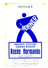 télécharger la partition d'accordéon Rosée Normande (Valse Musette) au format PDF