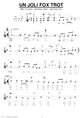 download the accordion score Un joli fox trot (Fox Chanté) in PDF format