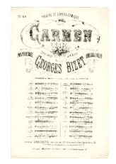 télécharger la partition d'accordéon Carmen (Opéra comique) (Chant : Paul Lhérie) (N°11 bis) au format PDF