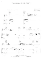 descargar la partitura para acordeón Don't leave me now (Chant : Supertramp) (Pop Rock) en formato PDF