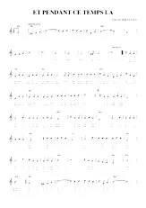 descargar la partitura para acordeón Et pendant ce temps là (Chant : Patrick Sébatien) (Rengaine) (Relevé) en formato PDF
