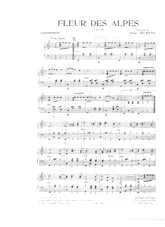 télécharger la partition d'accordéon Fleur des Alpes (Valse) au format PDF