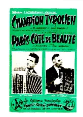 scarica la spartito per fisarmonica Paris côte de beauté (Orchestration) (Valse) in formato PDF