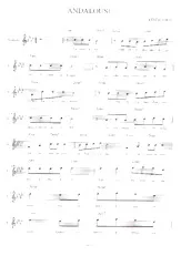 scarica la spartito per fisarmonica Andalouse (Chant : Kendji Girac) (Latin Pop) (Relevé) in formato PDF