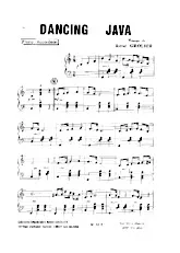 télécharger la partition d'accordéon Dancing Java au format PDF