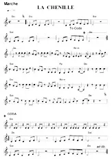 descargar la partitura para acordeón La chenille (Chant : La Bande à Basile) (Marche) (Relevé) en formato PDF