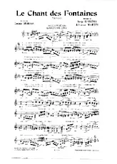 scarica la spartito per fisarmonica Le chant des fontaines (Tango) in formato PDF