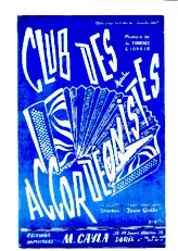 télécharger la partition d'accordéon Club des Accordéonistes (Marche) au format PDF