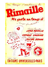 download the accordion score Rimaille (Me gusta un tango si ) (Bandonéon A + B + Orchestration Complète) (Tango Fantaisiste) in PDF format