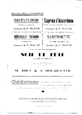 scarica la spartito per fisarmonica Recueil pour Accordéon : Castelflorida + Abbeville Trianon + Caprise d'accordéon + Silistrinette + Soir de fête) in formato PDF