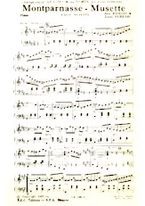 download the accordion score Montparnasse Musette (Valse Musette) in PDF format