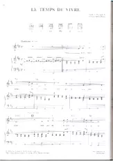 descargar la partitura para acordeón Le temps de vivre en formato PDF